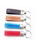 Breloc cheie din piele Eco Mercedes Benz Albastru