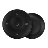 Telecomanda MiBoxer K2S Mini, control CCT, 2.4GHz, CR2032, montaj magnetic, raza 30m, negru