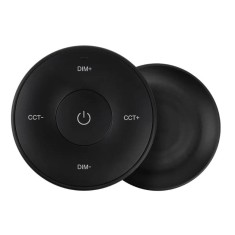 Telecomanda MiBoxer K2S Mini, control CCT, 2.4GHz, CR2032, montaj magnetic, raza 30m, negru