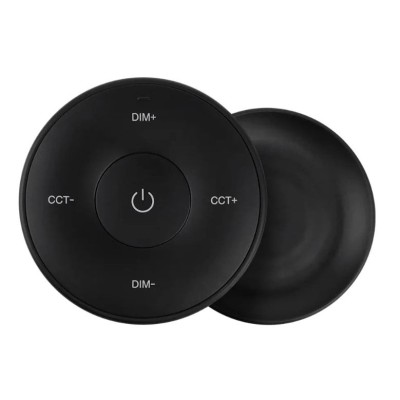 Telecomanda MiBoxer K2S Mini, control CCT, 2.4GHz, CR2032, montaj magnetic, raza 30m, negru foto