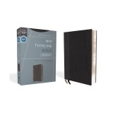 Niv, Thinline Bible, Compact, Leathersoft, Black/Gray, Red Letter, Comfort Print