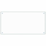 Cumpara ieftin Panou antistropi bucatarie transparent 100x50cm sticla securiz.