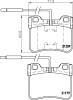 Placute frana Citroen Ax (Za-); Mega CLUB; Peugeot 106 (1a, 1c) SRLine parte montare : Punte fata