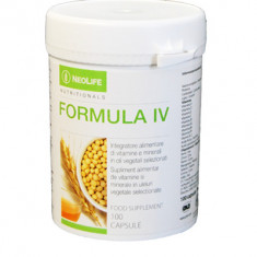Formula IV 100 de capsule Integrator nutritional de multiminerale si vitamine