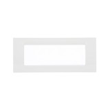 Rama Gewiss System GW22106, 6 module, alb, pentru priza / intrerupator