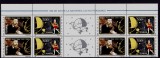 RO 2003/LP 1614b,&quot;500 ani Nostradamus&quot; bloc de 4 + 2 viniete , MNH