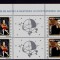 RO 2003/LP 1614b,&quot;500 ani Nostradamus&quot; bloc de 4 + 2 viniete , MNH