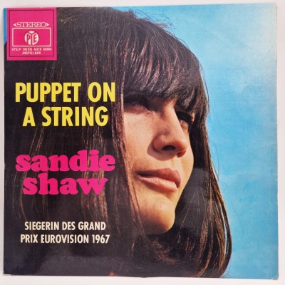 Sandie Shaw &amp;lrm;&amp;ndash; Puppet On A String VG+ / VG+ vinil LP disc muzica pop Pye Germania 1967 foto