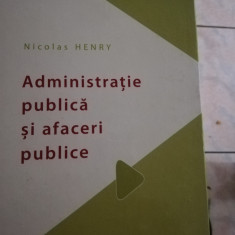 Administratie publica și afaceri publice