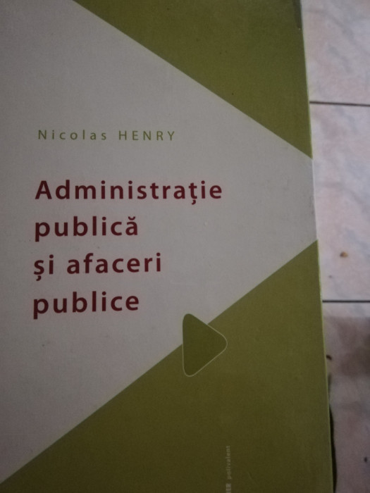 Administratie publica și afaceri publice