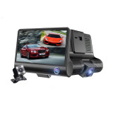 Camera Auto Tripla Full HD, 3 Camere, 4&#039;&#039; 170 grade fata spate si interior