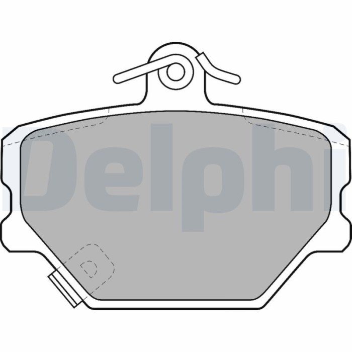 DELPHI LP1465 set placute frana,frana disc