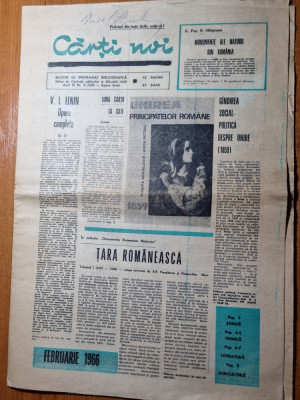 ziarul carti noi februarie 1966-tara romanesca foto