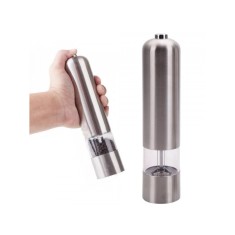 Rasnita Electrica din Inox pentru sare si piper cu iluminare foto