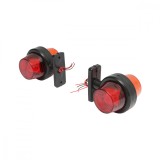 Lampa pozitie led rosu-galben 60mm 12-24V Breckner Germany