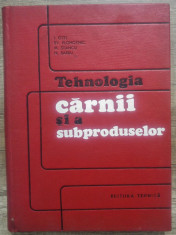 Tehnologia carnii si a subproduselor/ 1969, dedicatie autor foto