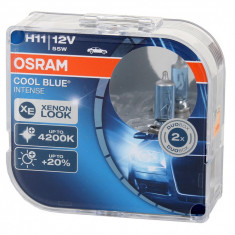 Set 2 Buc Bec Osram H11 12V 55W Cool Blue Intense CBI 64211CBI-HCB