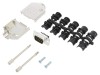 Conector D-Sub 9 Pini Tata Drept Amphenol Ecranat Aliaj Zinc Aurit Cablu 4-10.2mm