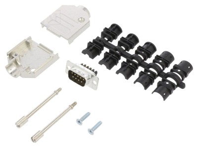 Conector D-Sub 9-Pin Tată Drept foto