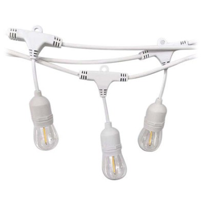 SIR ILUMINAT FESTIV CU SOCLU E27X15BUC 15M IP65 - ALB foto