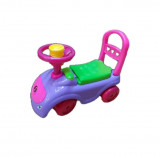 Masinuta ride-on fara pedale Polo pink, Burak Toys