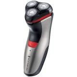 Aparat de ras Power Series Aqua Plus PR1350, Wet&amp;amp;Dry, Li-Ion, 3 capete anti-microbiene, cap Comfort Pivot, Active Contour, argintiu/negru, Remington