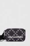 Karl Lagerfeld poseta culoarea gri