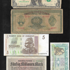 Set #64 15 bancnote de colectie (cele din imagini)