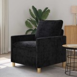 vidaXL Canapea Negru 76 x 81 x 87,5 cm Poliester 42028780