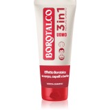 Borotalco MEN 3 in 1 Gel de duș pentru bărbați pentru față, corp și păr parfum Amber 200 ml