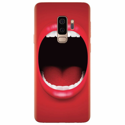 Husa silicon pentru Samsung S9 Plus, Big Mouth foto
