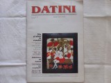 REVISTA &quot;DATINI- REVISTA DE CULTURA&quot;, NR. 2/ 1998, 60 PAGINI