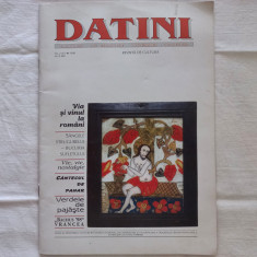 REVISTA "DATINI- REVISTA DE CULTURA", NR. 2/ 1998, 60 PAGINI