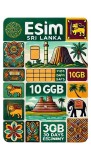 eSIM Sri Lanka 10GB 30Days Economy