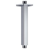 Cumpara ieftin Braț suport duș, argintiu, 20 cm, oțel inoxidabil 201, pătrat