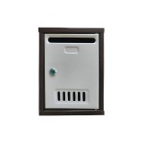 Cumpara ieftin Cutie postala pentru apartament, maro, 200 x 265 x 77 mm