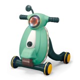 Antepremergator pentru bebelusi Little Story cu lumini si sunete, Verde