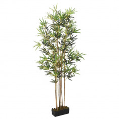 Arbore din bambus artificial 828 de frunze 150 cm verde GartenMobel Dekor