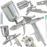 Pistol de vopsit pentru finisare si retus, 0.5 mm, 200 ml, Verke