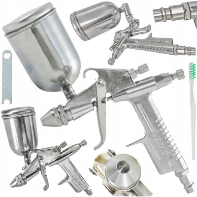 Pistol de vopsit pentru finisare si retus, 0.5 mm, 200 ml, Verke foto