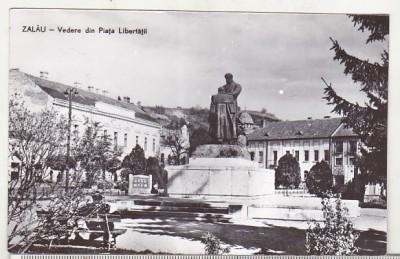 bnk cp Zalau - Vedere din Piata Libertatii - circulata foto