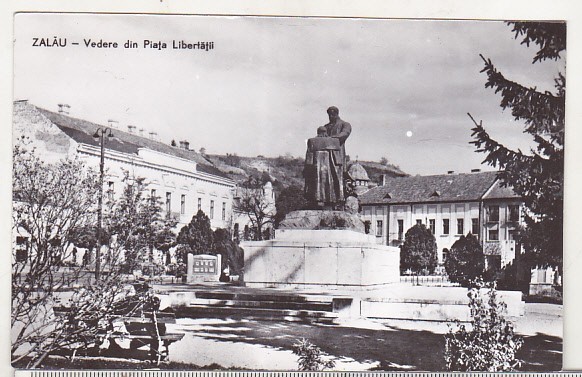 bnk cp Zalau - Vedere din Piata Libertatii - circulata