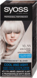 Syoss Color Vopsea de păr permanentă 10-55 Ultra Platinum Blond, 1 buc