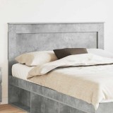 vidaXL Tăblie cap cu headboard Stejar fumuriu 140 cm Lemn compozit 887453