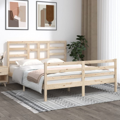 Cadru de pat, 160x200 cm, lemn masiv GartenMobel Dekor foto