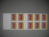 HOPCT MNH 553 BELGIA FOTBAL / SPORT CARNET - 2000 -BLOC 10 VAL, Nestampilat