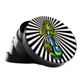 Cumpara ieftin Grinder metalic Best Buds, 4 Parti, Smoke Me, O50mm