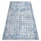 Covor Structural SOLE D3732 Aztec, caro - țesute plate albastru / bej, 120x170 cm