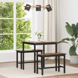 vidaXL Mese de sufragerie METAL 892622