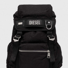 Diesel rucsac femei, culoarea negru, mic, uni X09784.P3889